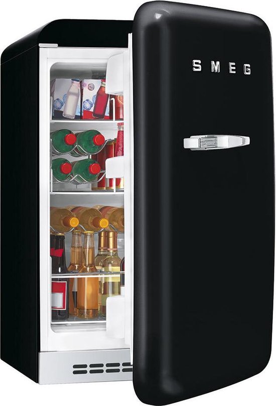 Smeg FAB10HLNE - Kastmodel koelkast - Zwart | bol.com