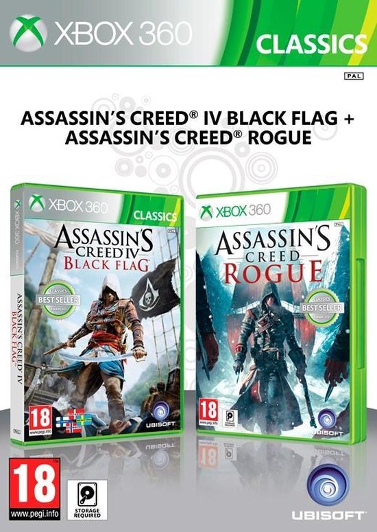 Compilatie Assassins Creed 4 Black Flag en Assassins Creed Rogue (Xbox 360)