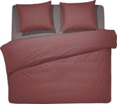//Damai Dekbedovertrekset katoen 260 x 200/220 cm kofi red