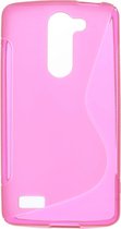 LG L Bello (D331/D335) TPU Hoesje Roze