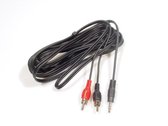 KRAM XA296 audio kabel 3 m 3.5mm Zwart, Rood
