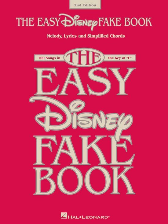 The Easy Disney Fake Book - cover