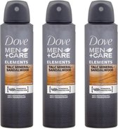 Dove Deospray Men – Care Talc Mineral & Sandalwood 3 x 150ml