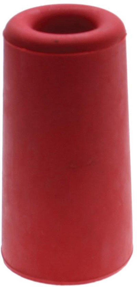 Deltafix deurbuffer tpe rubber / schroefbaar rood 25 mm 1 st.