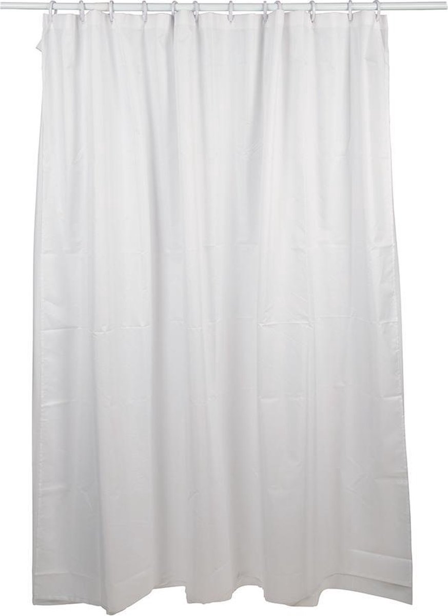 Plumbob Polyester douchegordijn wit - 1800 x 1800 mm