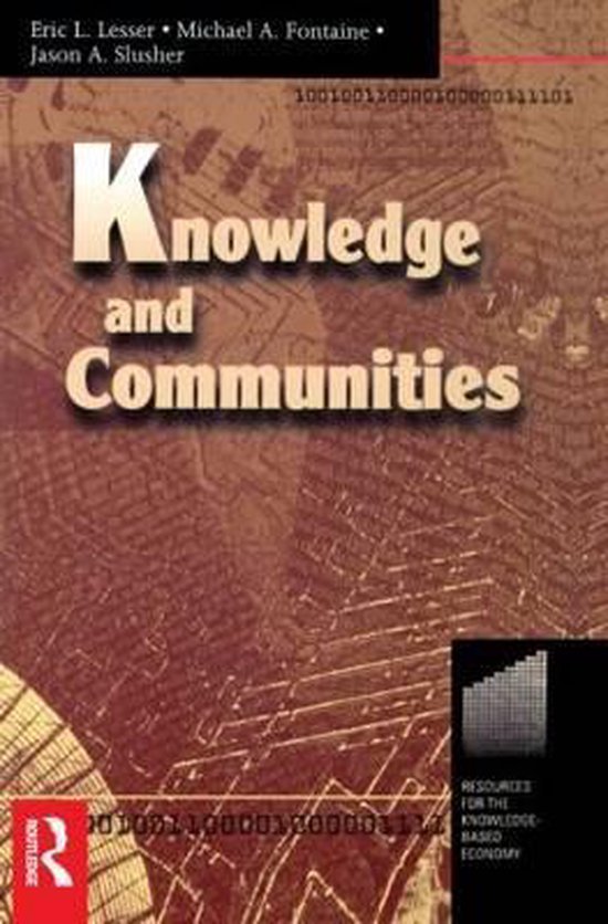 Knowledge and Communities - cover