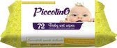 Piccolino baby Vochtige doekjes Olijf (Groen) 6x72 stuks