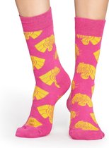 Happy Socks Mountain Lion Sokken - Roze/Geel - Maat 41-46