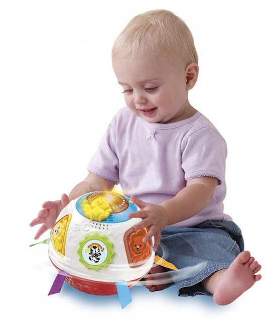 VTech Baby Dieren Draaibal - Educatief Speelgoed - Vormen, Cijfers en Kleuren - Van 6 tot 36 Maanden - VTech