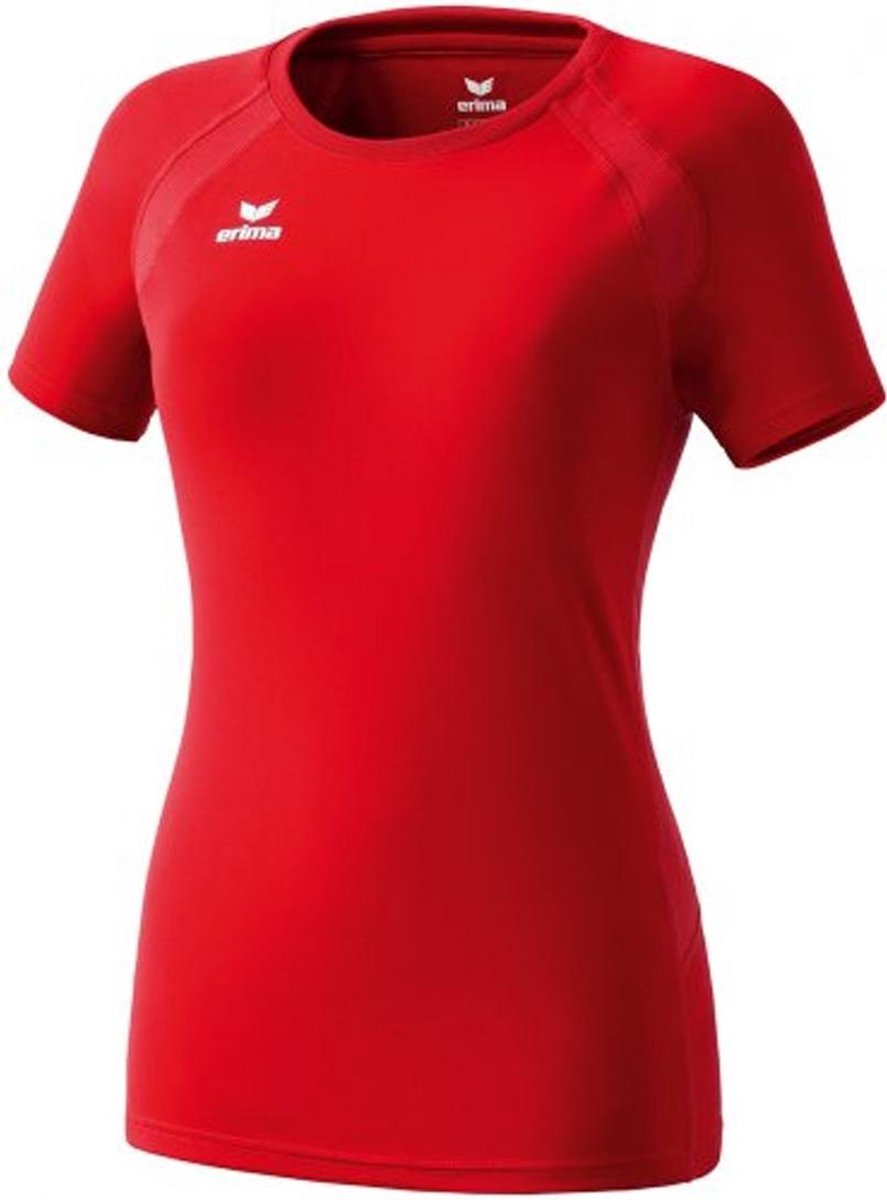 Erima Performance T-Shirt - T-Shirt - Dames - Maat 36 - Rood