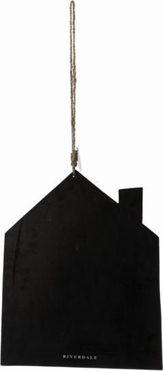 Riverdale - Krijtbord - Huis - zwart - 42cm | bol.com
