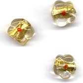 18 Stuks Hand-made Jewelry Beads - Bloemen - 12mm