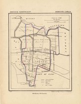 Historische kaart, plattegrond van gemeente Capelle in Noord Brabant uit 1867 door Kuyper van Kaartcadeau.com