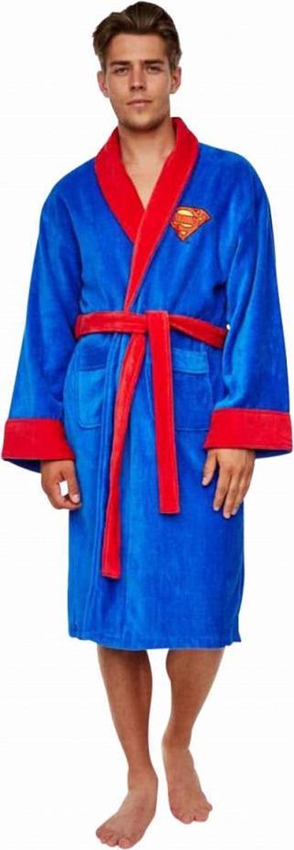 Groovy Zachte fleece badjas - DC Comics: Superman - One size