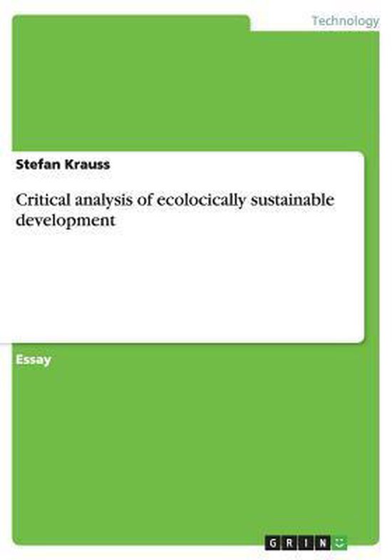 Critical Analysis Of Ecologically Sustainable Development Stefan critical-analysis-of-ecologically-sustainable-development-stefan