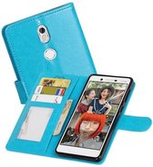 Hoesje Geschikt voor Nokia 7 - Portemonnee hoesje booktype wallet case Turquoise