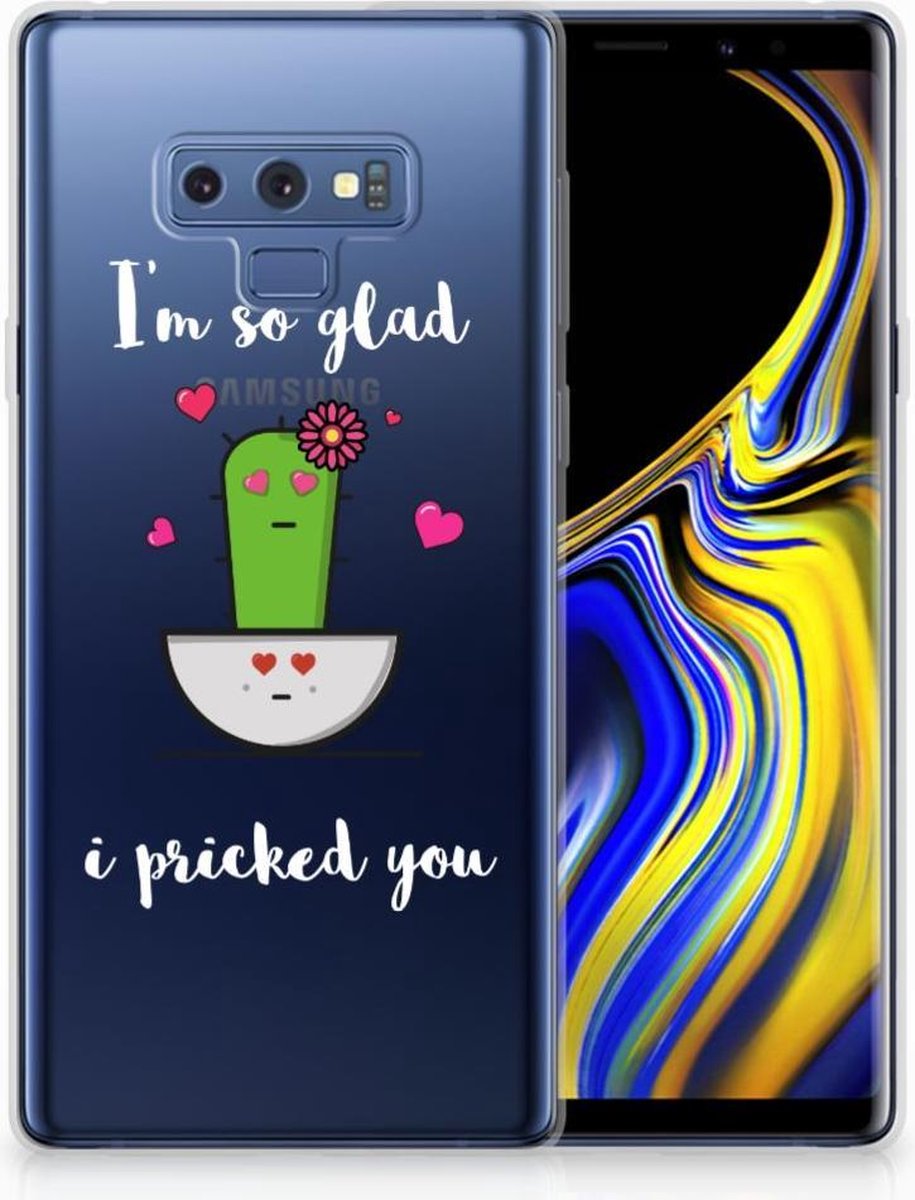 Samsung Galaxy Note 9 Telefoonhoesje met Naam Cactus Glad