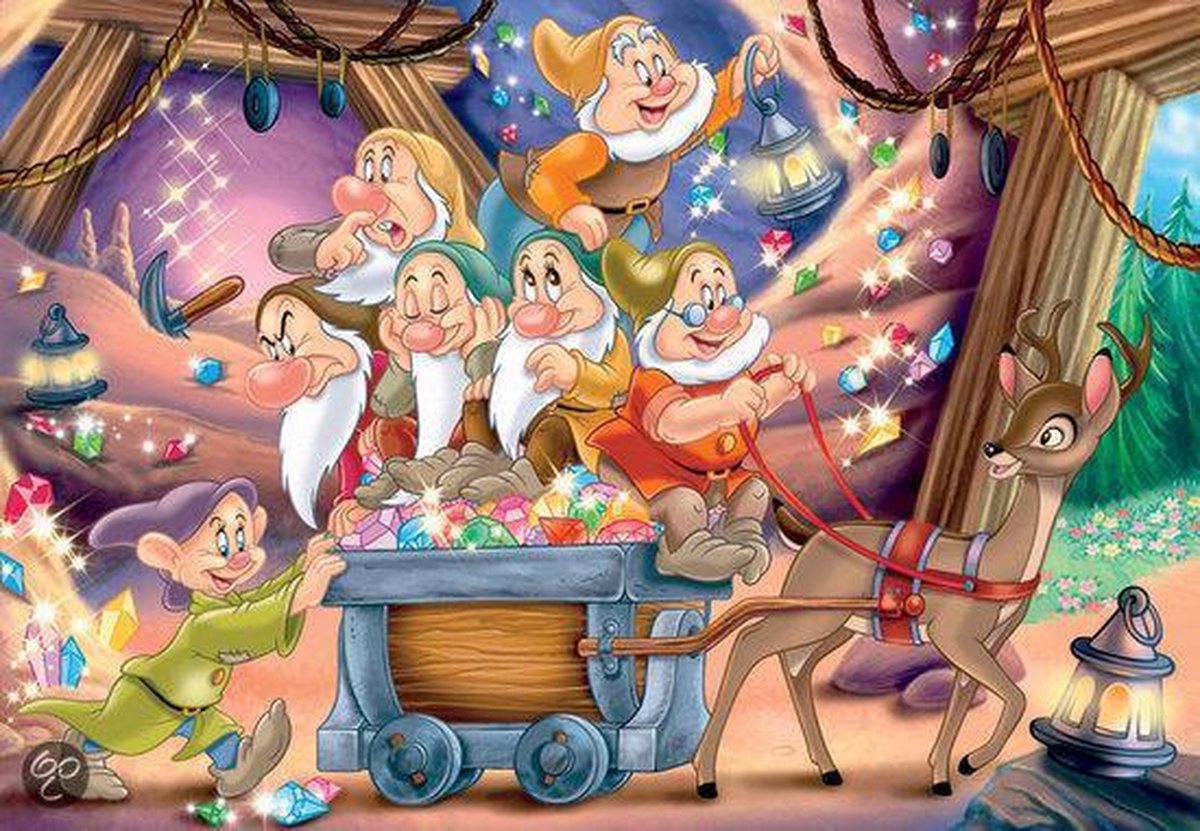 De 7 Dwergen - Legpuzzel - 20 stukjes | bol.com