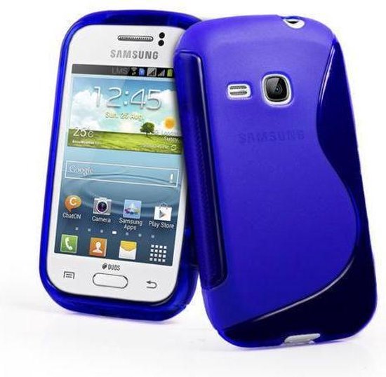 Commuter silicone case cover Samsung Galaxy Fame Lite S6790 blauw | bol