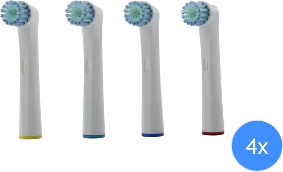 dichtbij mengen verontschuldigen Opzet tandenborstels - Opzetborstels passend op Oral B - EB-17D - 4 stuks |  bol.com