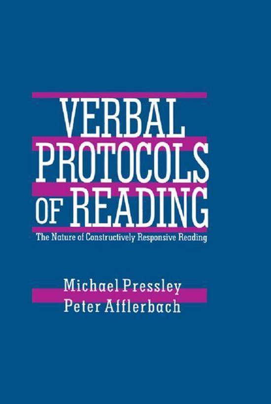 Verbal Protocols of Reading - cover