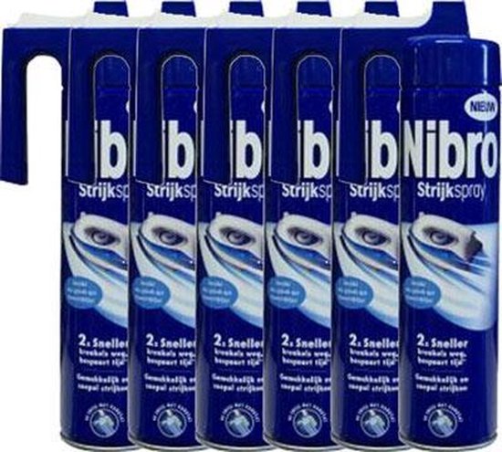 Nibro Strijk Spray Voordeelverpakking 6 consumentenverpakkingen