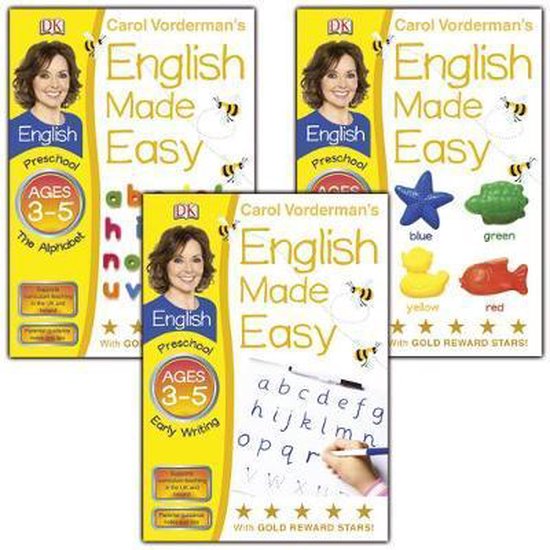 Carol Vorderman's English Made Easy Ages 3-5 (3 workbooks) | bol.com