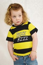 Bzzz t-shirt Bijtje maat 50/56 biologisch katoen dierenprint