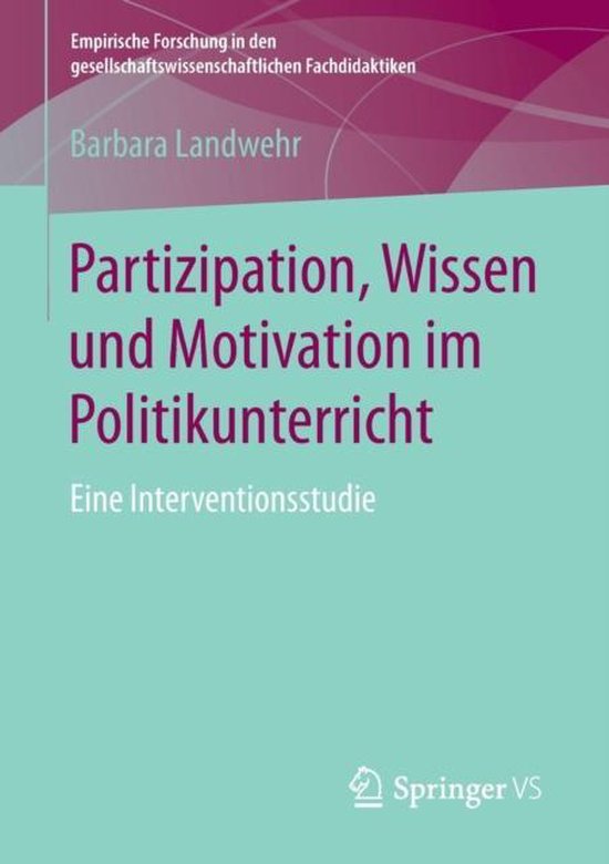 Partizipation Wissen und Motivation im Politikunterricht - cover
