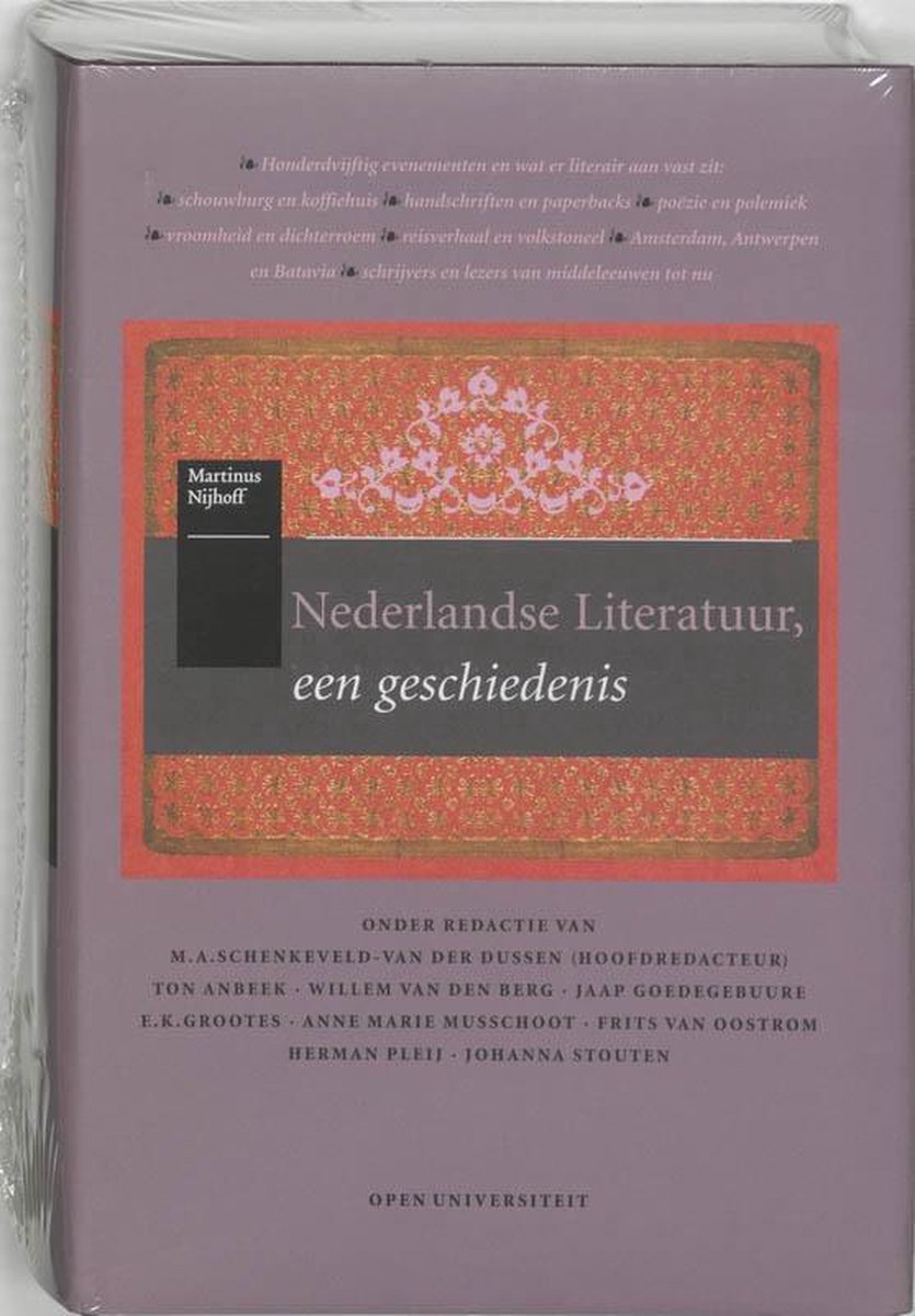 Nederlandse literatuur, een geschiedenis | 9789068903935 | M.A.  Schenkeveld-Van der... | bol.com