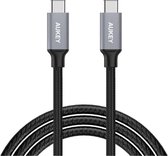 Aukey USB-C Male to USB-C Male kabel CB-CD5 - 1m - Black