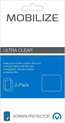 Mobilize Kunststof Ultra-Clear Screenprotector voor Samsung Galaxy S6 Edge 2-Pack