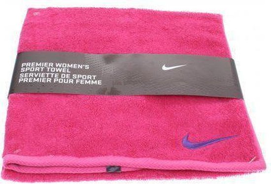 Nike Strandlaken Premier sport handdoek 80 x 40 cm roze | bol.com