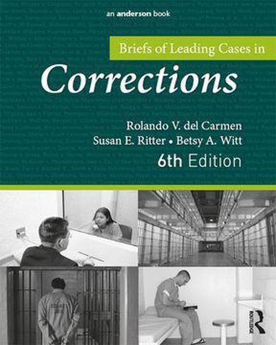 Briefs of Leading Cases in Corrections - cover