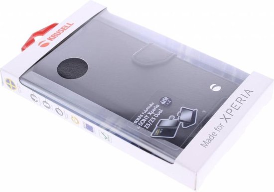 Krusell Boras FolioWall Xperia Z5 Noir