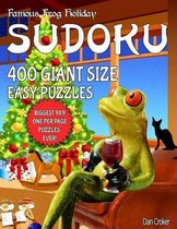 Famous Frog Holiday Sudoku 400 Giant Size Easy Puzzles, the Biggest 9 X 9 One Per Page Puzzles Ever!