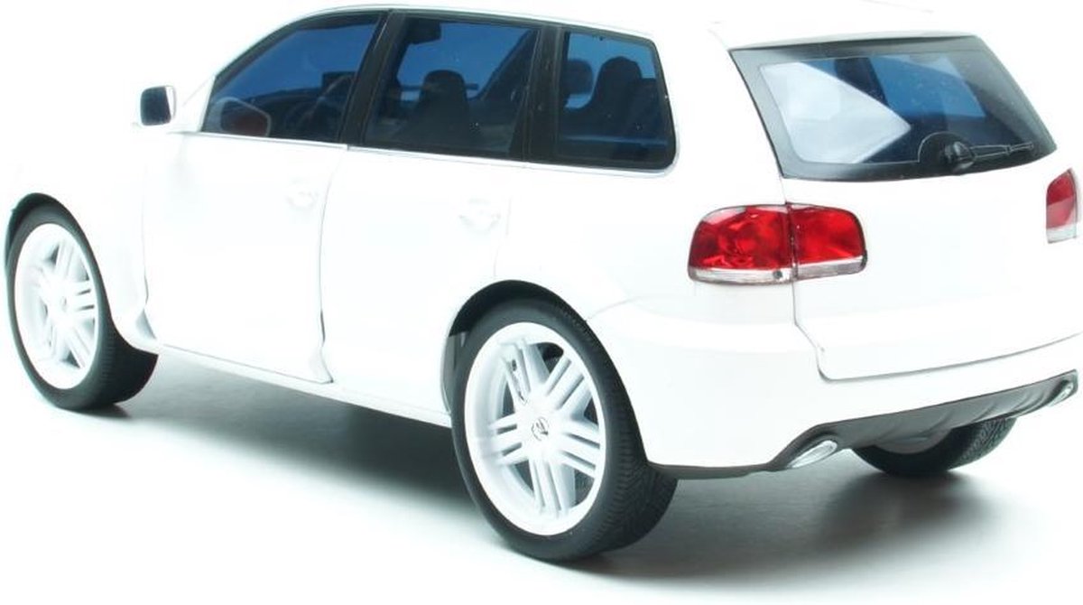 VOLKSWAGEN TOUAREG P24 2008 PAROTECH BLANC - Voiture miniature de collection on Gens de Confiance