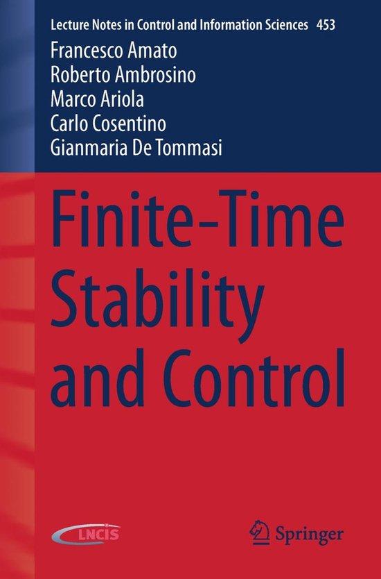 Lecture Notes in Control and Information Sciences 453 - Fini ... - cover