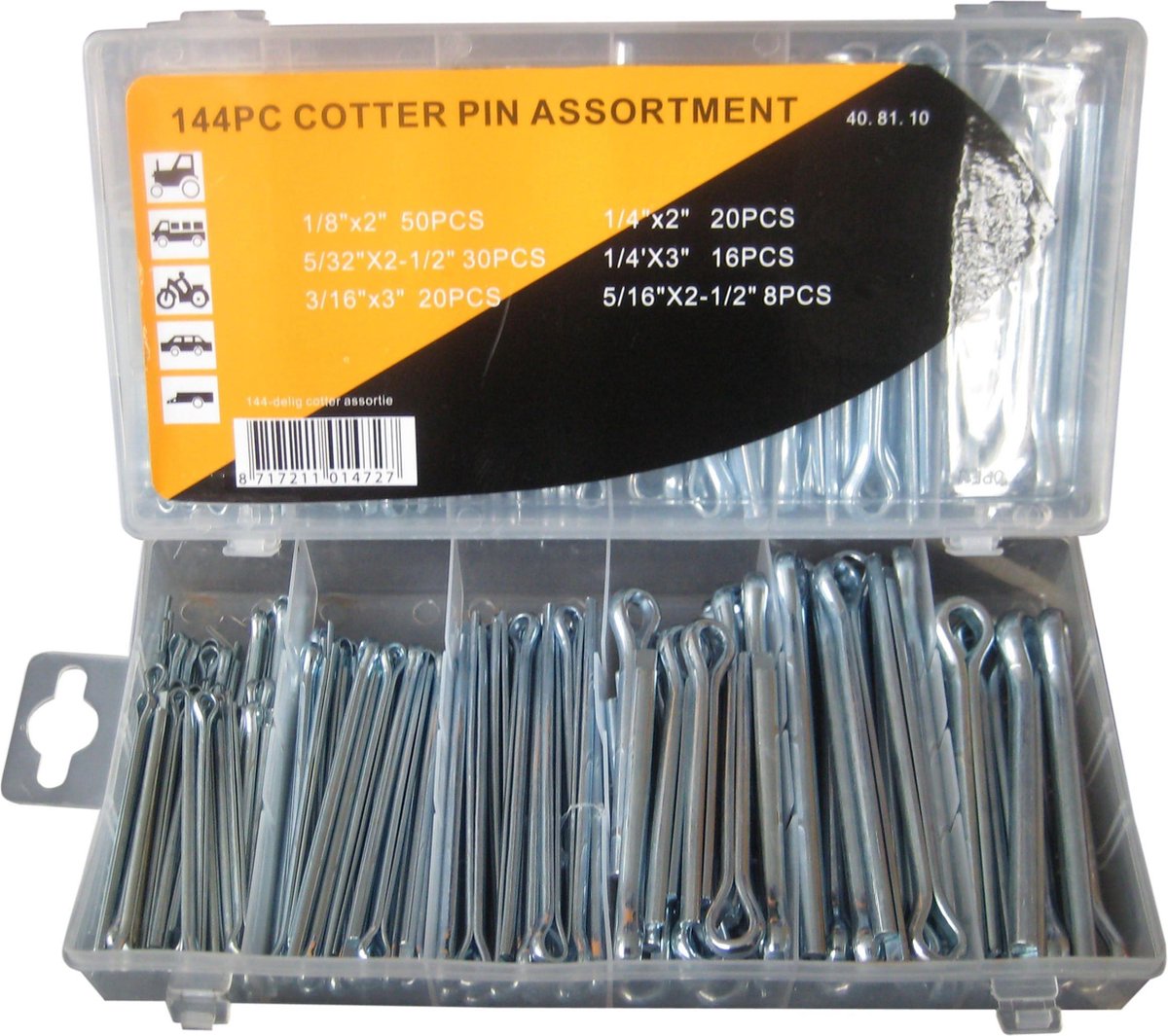 Splitpen assortiment 144 delig