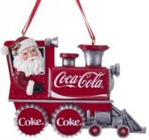 Santa Coke Train Resin 2.5 Inch