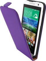 Mobiparts - paarse premium flipcase voor de HTC Desire 610