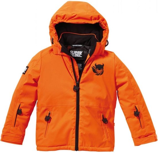 Superrebel Meisjes jacks Superrebel Ski jacket oranje 128 | bol.com