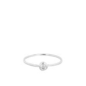 Les Soeurs Chloe Strass Ring Zilver - Maat 54