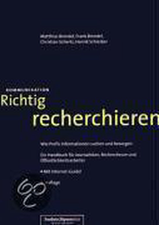Richtig recherchieren