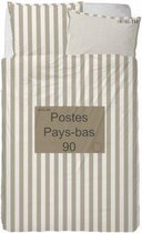 Stapelgoed Post Dekbedovertrek - Junior - 120x150 cm - Brown