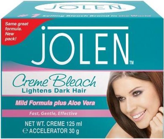 Jolen Ontkleurings Crème Bleach - Mild Aloë Vera - 125 ml - Jolen