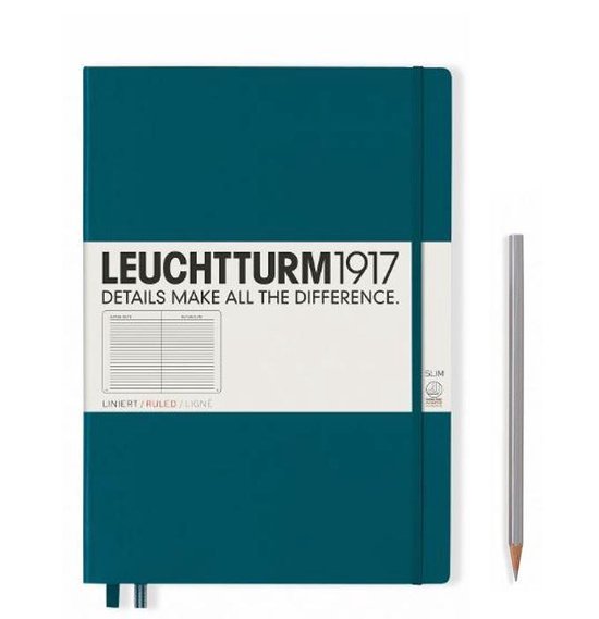Leuchtturm1917 B5 Notitieboek met zachte kaft lined Pacific Green