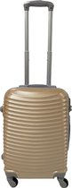 Handbagage koffer 51cm 4 wielen trolley - Champagne