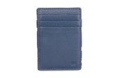 Garzini Magic Wallet Essenziale met Muntvak RFID Leder Nappa Edition Blauw
