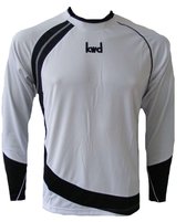 KWD Shirt Nuevo lange mouw - Wit/zwart - Maat L